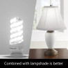Żarówka LED spiralna E14 7W 660lm zimna barwa 6500K szklana