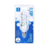 Żarówka LED spiralna E14 7W 660lm zimna barwa 6500K szklana