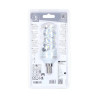 Żarówka LED spiralna E14 7W 660lm zimna barwa 6500K szklana