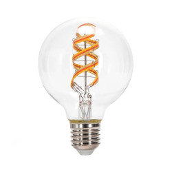 Żarówka LED G95 E27 4,9W RGB z ciepłą barwą 2700K 470lm Bluetooth Mesh