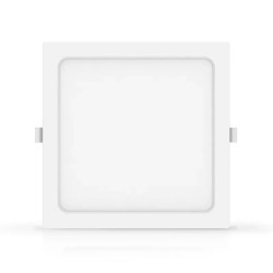 Panel LED podtynkowy kwadratowy 20W ciepłe światło 3000K 1850lm biały