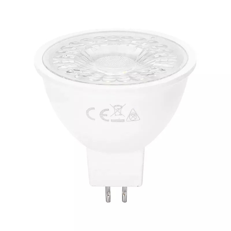 Żarówka LED MR16 6W 3000K 480lm 38° zasilanie 12V AC/DC biała