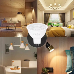 Żarówka LED MR16 6W 3000K 480lm 38° zasilanie 12V AC/DC biała