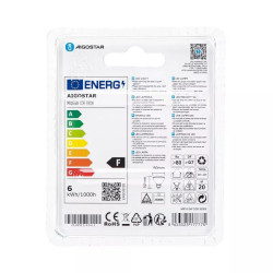 Żarówka LED MR16 6W 3000K 480lm 38° zasilanie 12V AC/DC biała