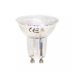 Żarówka LED GU10 6W zimna barwa 435lm szklana COB