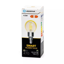 Żarówka LED E14 4,5W 2700-6500K przezroczysta z Wi-Fi i Bluetooth regulacją