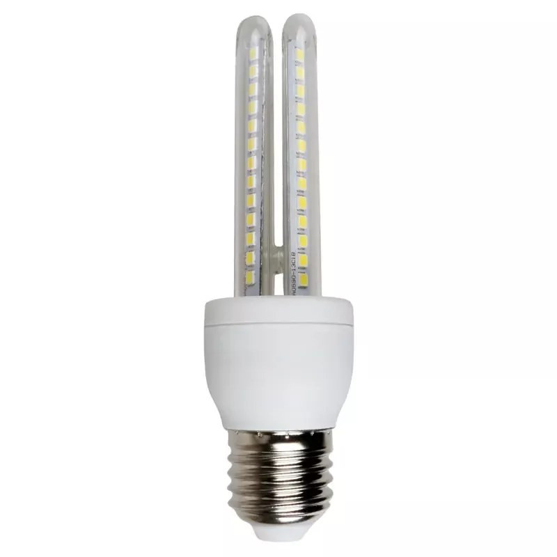 Żarówka LED 9W E27 6500K 840lm U 2U z przezroczystym szkłem