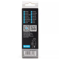 Żarówka LED C37 12W E14 zimne światło 1170 lumenów biała