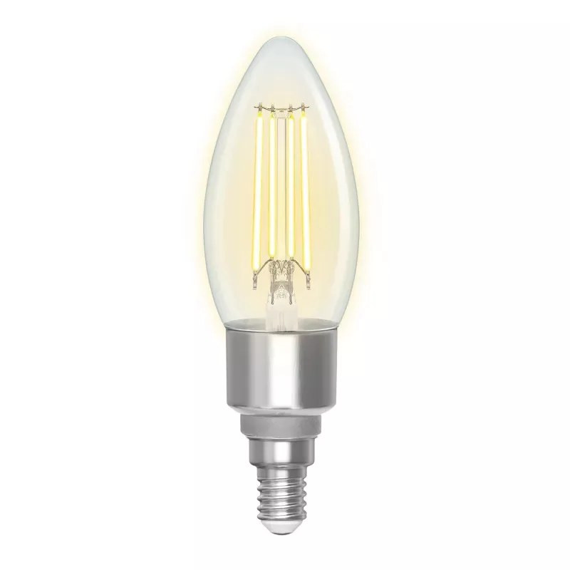 Żarówka LED E14 4.5W CCT 2700K-6500K przezroczysta z Wi-Fi