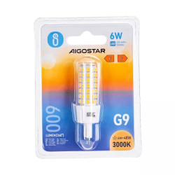 Żarówka LED G9 6W 3000K 600lm ciepła biała PC do wnętrz