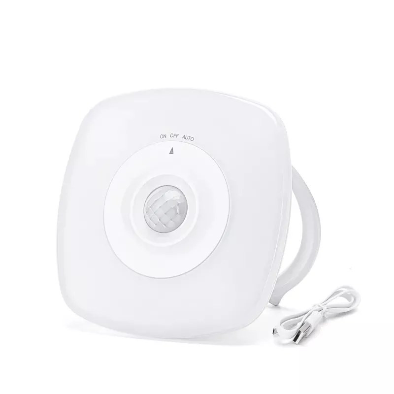 Lampka nocna LED 0,5W 3000K z akumulatorem i czujnikiem ruchu USB