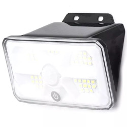 Kinkiet solarny LED 20W zimna barwa 6500K z czujnikiem ruchu