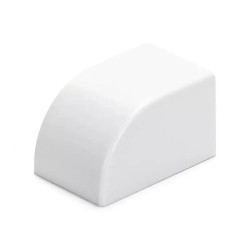Zaślepka kwadratowa biała PVC 16x16 mm komplet 4 sztuk