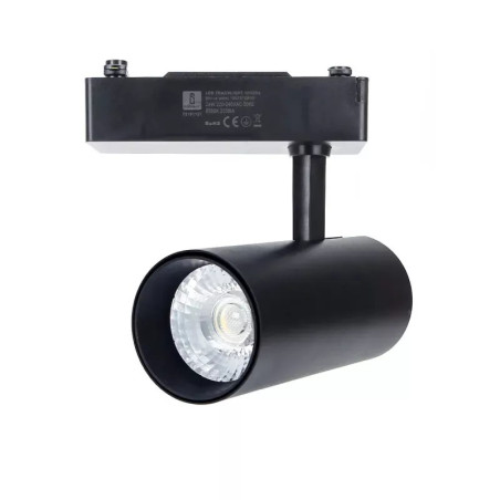 Reflektor LED 24W 2700lm zimna barwa 6500K czarny do systemów szynowych
