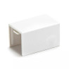 Łącznik prosty biały PVC 16x16 mm do profili, komplet 4 sztuk