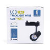 Reflektor LED 24W 2700lm zimna barwa 6500K czarny do systemów szynowych