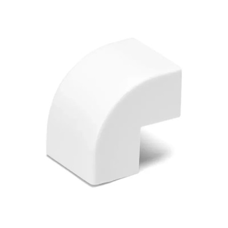 Kolanko zewnętrzne 16x16 mm białe PVC 4 sztuki do listew kablowych