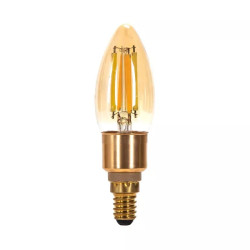 Żarówka LED inteligentna C35 4,5W E14 2700-6500K Bluetooth Mesh bursztynowa