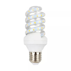 Żarówka LED spiralna E27 9W 3000K ciepła barwa 840 lm ze szkła