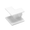 Kolanko wewnętrzne PVC 15x10 mm białe zestaw 4 sztuk