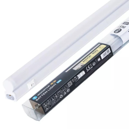 Oprawa LED T5 0,6m 9W 4000K neutralna barwa z kablem 0,6 m