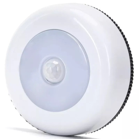 Lampka nocna z czujnikiem ruchu 0.44W 6500K biała na baterie AAA