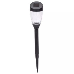 Lampy solarne do ogrodu 6 szt. 0,006W 6500K zimna barwa IP44 czarne