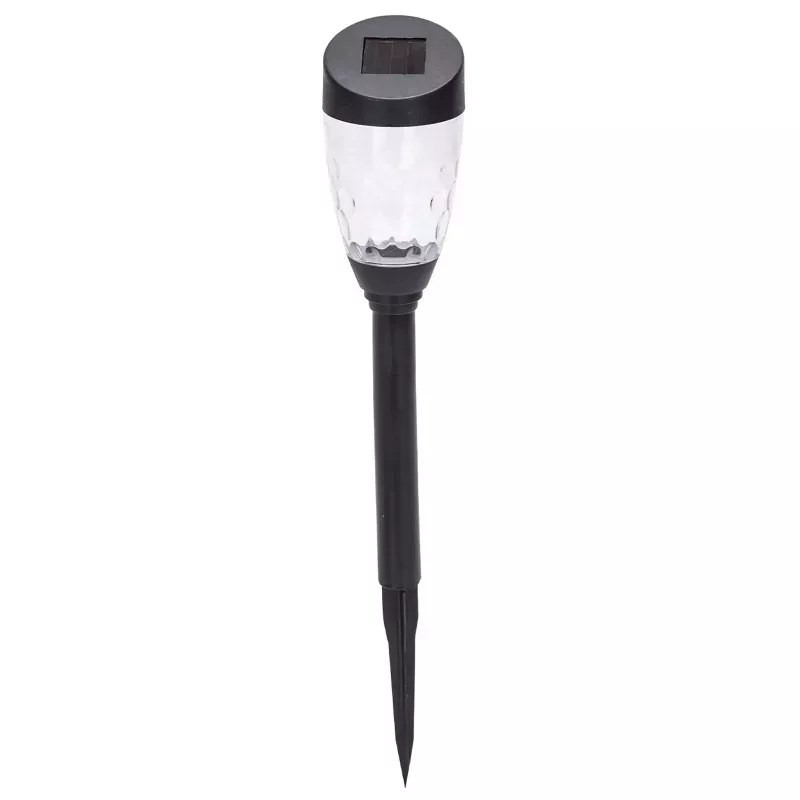 Lampy solarne do ogrodu 6 szt. 0,006W 6500K zimna barwa IP44 czarne