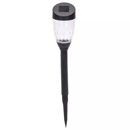 Lampy solarne do ogrodu 6 szt. 0,006W 6500K zimna barwa IP44 czarne