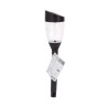 Lampy solarne do ogrodu 6 szt. 0,006W 6500K zimna barwa IP44 czarne