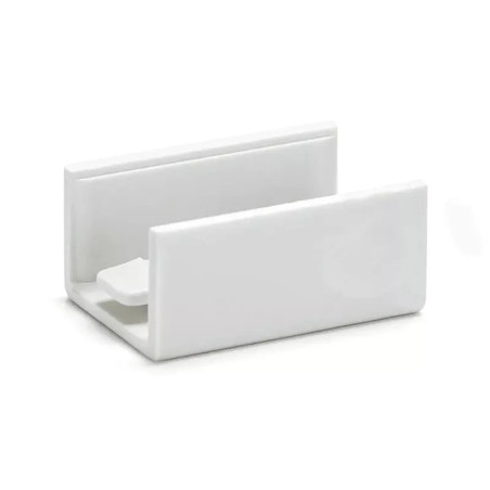 Łącznik prosty z PVC do korytek 15x10 mm biały 4 sztuki