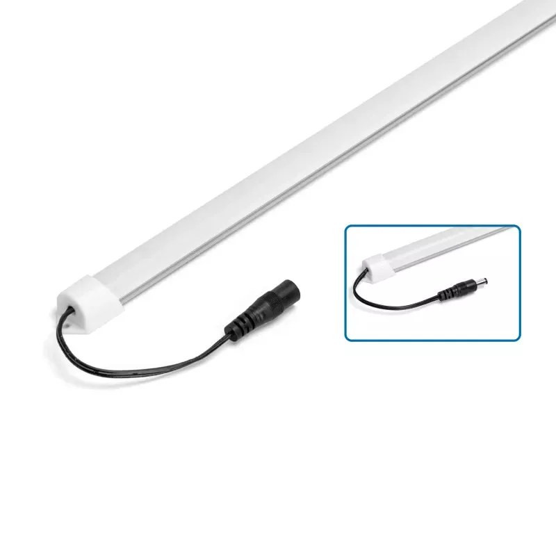 Listwa LED 0,6 m 6W 3000K 800 lm srebrna biel do wnętrz