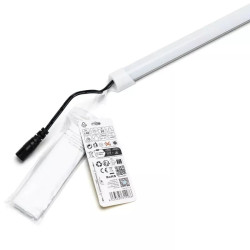 Listwa LED 0,6 m 6W 3000K 800 lm srebrna biel do wnętrz