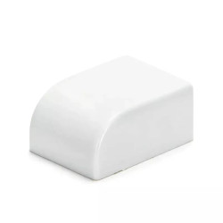 Zaślepki do korytek kablowych 15x10 mm białe PVC 4 sztuki