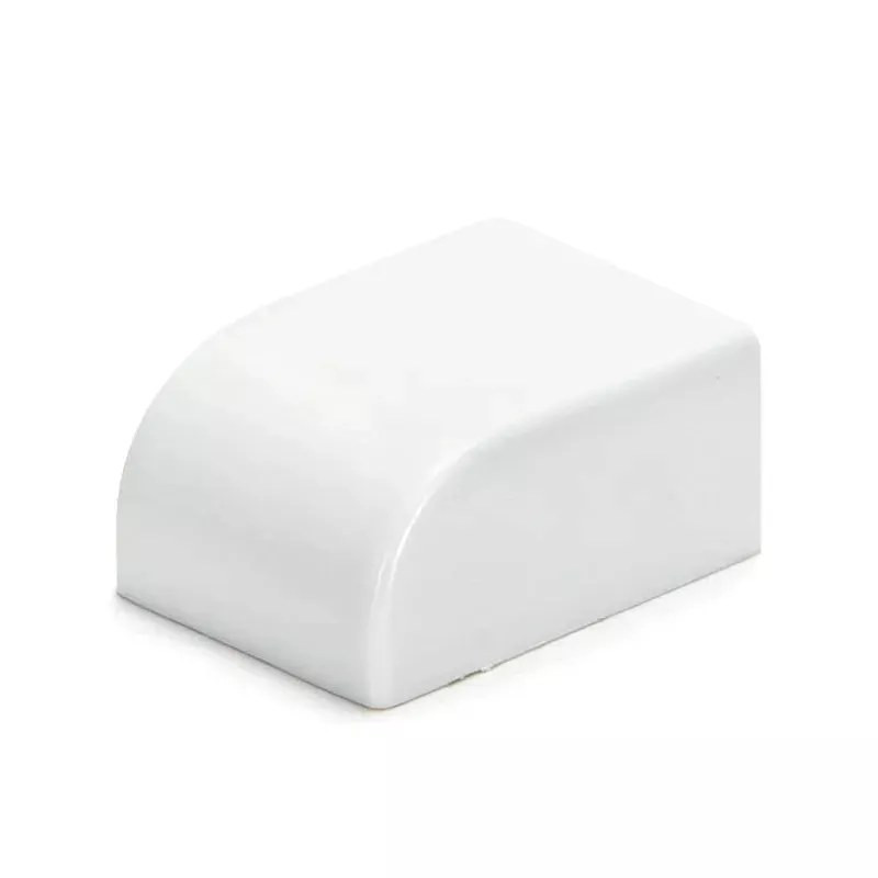 Zaślepki do korytek kablowych 15x10 mm białe PVC 4 sztuki
