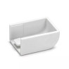 Zaślepki do korytek kablowych 15x10 mm białe PVC 4 sztuki
