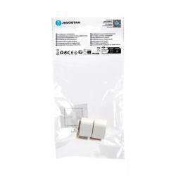 Zaślepki do korytek kablowych 15x10 mm białe PVC 4 sztuki