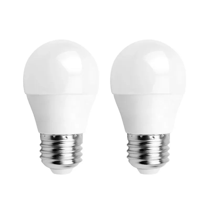 Żarówki LED G45 E27 4,9W 6500K zimna barwa 2 sztuki