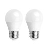 Żarówki LED G45 E27 4,9W 6500K zimna barwa 2 sztuki