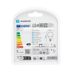 Żarówka LED E14 G45 9W 3000K 840lm 2 szt. biała plastikowa