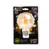 Żarówka LED filamentowa bursztynowa G80 E27 8W 2200K ciepła