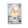 Żarówka LED filamentowa bursztynowa G80 E27 8W 2200K ciepła