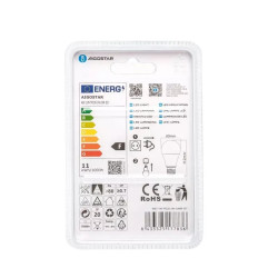 Żarówka LED 11W E27 3000K ciepłe światło 1060lm biała plastikowa