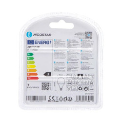 Żarówki LED G45 E14 7W 6500K 2 sztuki białe zimne światło
