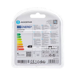 Żarówki LED E27 6W 6500K 2 sztuki zimne światło 510lm G45