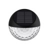 Lampa ścienna solarna LED czarna 2700K z panelem polikrystalicznym