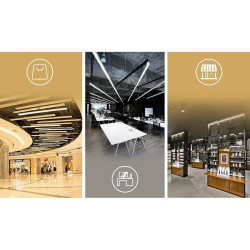 Lampa LED 30W 1,5m 3000lm neutralna barwa do łączenia w ciągi