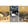Lampa LED 30W 1,5m 3000lm neutralna barwa do łączenia w ciągi