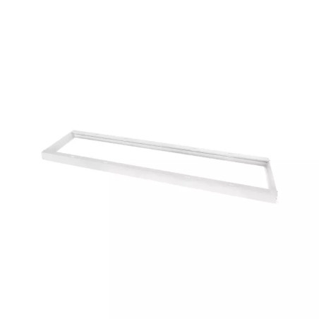 Ramka natynkowa do panelu LED 1200x300x50 mm biała aluminium