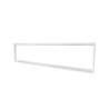 Ramka natynkowa do panelu LED 1200x300x50 mm biała aluminium
